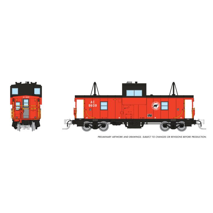 N Wide Vision Caboose: Algoma Central: #9609 - Rapido Trains Inc.