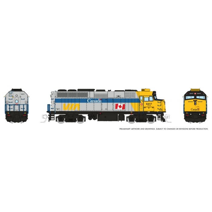 N F40PH-2D (DC/DCC/Sound): VIA Rail - Canada Scheme: #6433