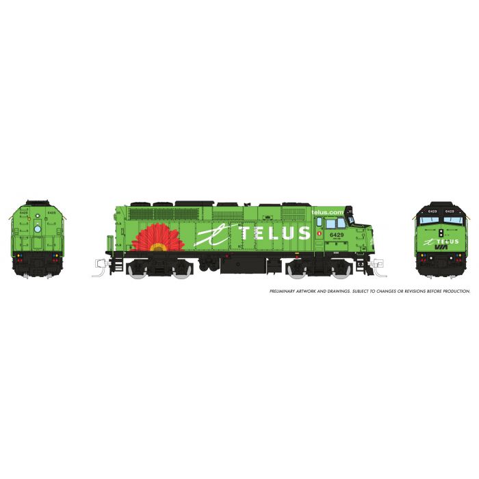 N F40PH-2D (DC/Silent): VIA Rail - Telus Scheme: #6429 - Rapido