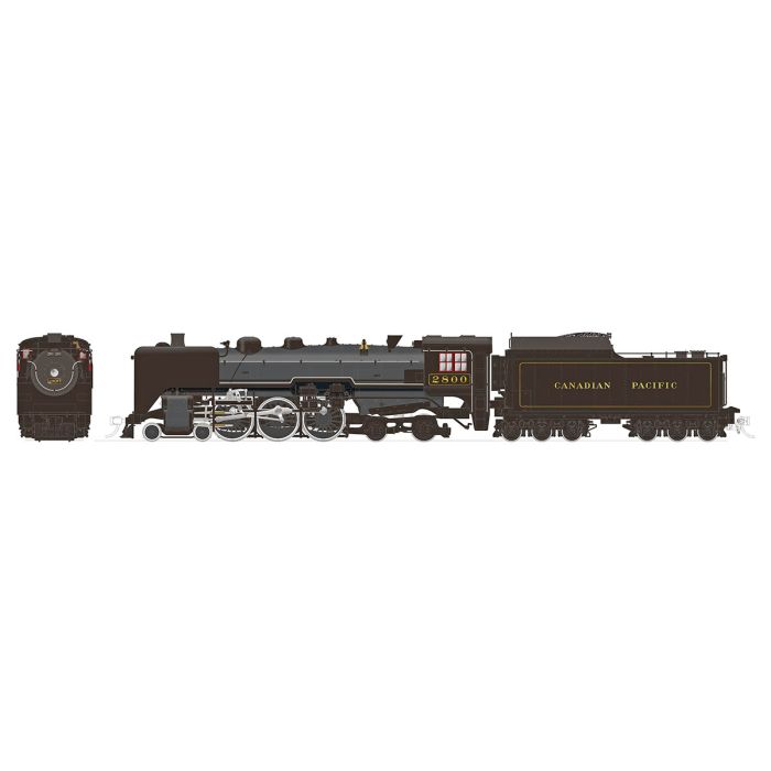HO H1b 4-6-4 Hudson (DC/DCC/Sound): CPR - As Built: #2816 - Rapido