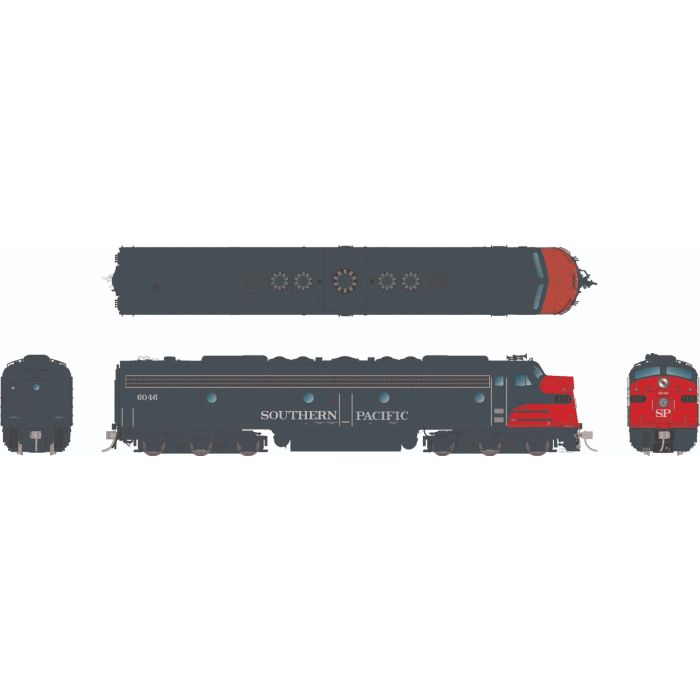 HO EMD E9A (DC/DCC/Sound): Southern Pacific - Bloody Nose Scheme