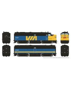 HO MLW FPA-2u & FPB-2u (DC/Silent): VIA Rail Canada: #6759 & 6859