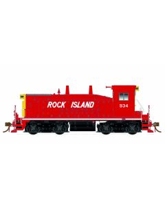 HO scale SW1200 (DC/Silent): Rock Island #934
