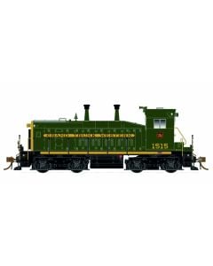 HO scale SW1200 (DC/Silent): Grand Trunk Western #1511 as-delivered