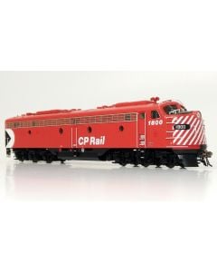 HO EMD E8A (DC/Silent): CP Rail - Action Red 5" Stripes: #1802