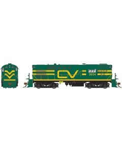 HO RS-11 (DC/Silent): Central Vermont - Green w/Noodle: #3611
