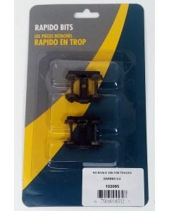 Rapido Bits: HO 100-ton Barber S-2 freight trucks (pair)
