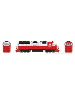 HO EMD GP40 (DC/Silent): Western Maryland - Circus Scheme: #3795