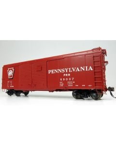 HO scale PRR X31A Double-Door Boxcar: Shadow Keystone - Late: 6-Pack