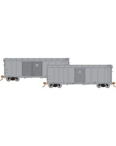 HO scale PRR X31A Single-Door Boxcar: Undecorated