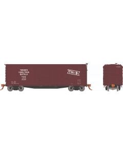HO USRA Double-Sheathed Boxcar: TH&B - Brown Scheme: 6-Pack