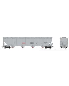 HO Trinity 6221cuft Covered Hopper: Data Only Grey: Single Car