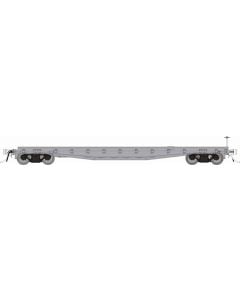 HO F30A 50' Flat Car MOW w/deck rails: Painted, Unlettered: Single Car