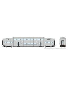 HO BiLevel Commuter Car: Undecorated Series II (4 window, rivetted) Coach