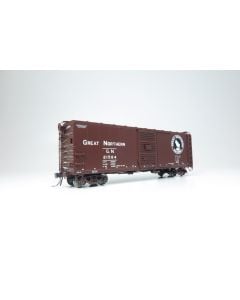 HO GN 40' Boxcar w/ Early IDNE: Great Northern - Mineral Red: 6-Pack