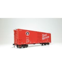 HO GN 40' Boxcar w/ Late IDNE: Great Northern - Vermilion w/ lettering: 6-Pack