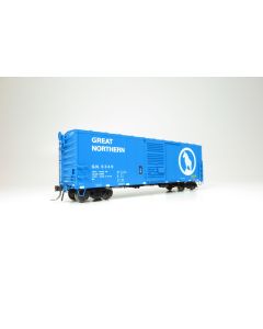 HO GN 40' Boxcar w/ Late IDNE: Great Northern - Big Sky Blue: 6-Pack
