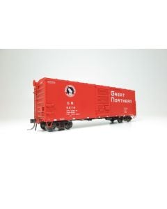 HO GN 40' Boxcar w/ Late IDNE: Great Northern - Vermilion: 6-Pack