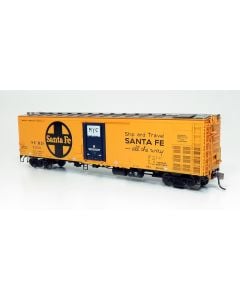 HO Santa Fe RR-60 Mechanical Reefer: Santa Fe All The Way Slogan - 4-Pack