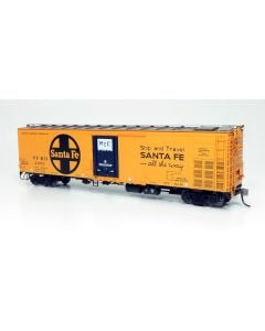 HO Santa Fe RR-61 Mechanical Reefer: Santa Fe All The Way Slogan - 4-Pack