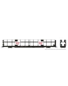HO NSC 89' Bi-Level Autorack: CPR - Script w/ large panel: Single Car