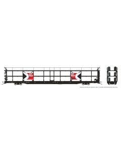 HO NSC 89' Tri-Level Autorack: CP Rail - Multimark: 6-Pack