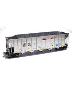 HO AutoFlood III Coal Hopper: BNSF Wedge scheme - 6 pack #3