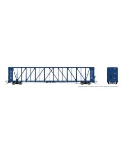 HO NSC Centerbeam Flatcar: Copper Basin Railway - Blue: 6-Pack