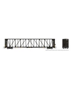 HO NSC Centerbeam Flatcar: Norfolk Southern - Black / Patchout: 6-Pack