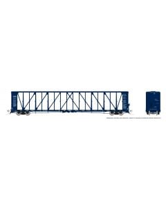 HO NSC Centerbeam Flatcar: Ontario Northland - Blue: 6-Pack