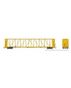 HO NSC Centerbeam Flatcar: Trailer Train (TTZX) - Early, Ribbed Deck: Single Car