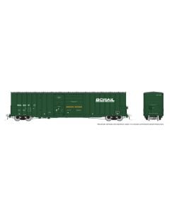 HO Trenton Works 6637cuft boxcar: BC Rail - As-Delivered: Single Car #2
