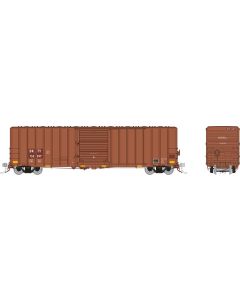 HO PC&F 5241cuft boxcar: BKTY - Brown: Single Car #1