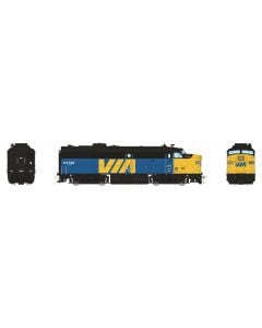 HO MLW FPA-2u (DC/DCC/Sound): VIA Rail Canada - Blue Logo: #6758