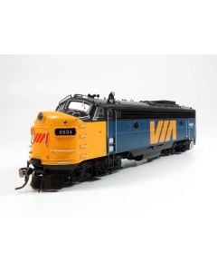 HO FP9A Locomotive DC/DCC (Sound):VIA Rail (logo on nose): #6534