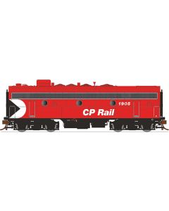 HO Scale F7B DC/DCC/Sound: CP Rail Action (5" Stripes) #4442