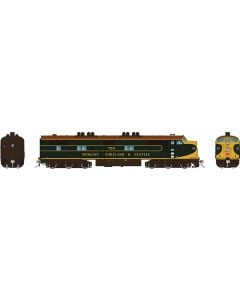 HO EMD E7A (DC/Silent): Spokane, Portland & Seattle - Green Pinstripes: #750