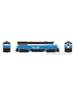 HO GE U25B Low Hood (DC/DCC/Sound): Great Northern - Big Sky Blue: #2514
