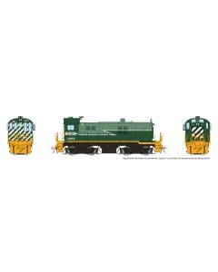 HO MLW S-13 (DC/Silent): BCR - Green Lightning Stripe Scheme: #1002