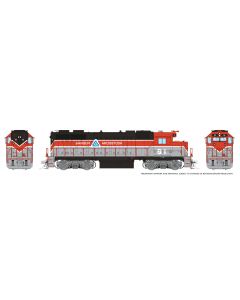 HO EMD GP38 w/ext cab (DC/DCC/Sound): BAR - Red/Grey/Black: #94