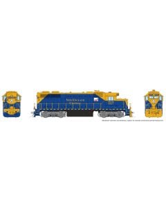 HO EMD GP38 (DC/Silent): New England Central - Blue & Gold: #9537