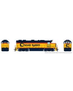 HO EMD GP39 (DC/Silent): Chessie - C&O Sublettering: #3901
