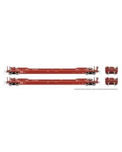 HO 53' Husky-Stack well car 2-Pack: CP: 3-Pack
