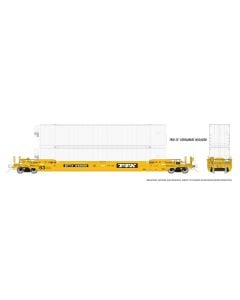HO 53' Husky-Stack well car + containers: TTX - As Delivered: 3-Pack