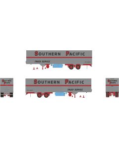 HO 40' Fruehauf Fluted Side Volume Van - Southern Pacific: #A-5654-RT