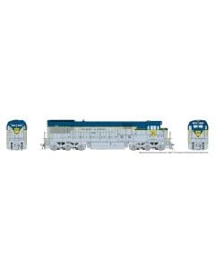 HO GE U33C (DC/DCC/Sound): Delaware & Hudson - Lightning Stripe: #756
