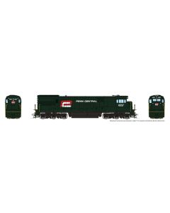 HO GE U33C w/ fairing (DC/DCC/Sound): Penn Central - Red P: #6557