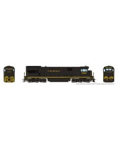 HO GE U36C (DC/DCC/Sound): Clinchfield - Black Scheme: #3603