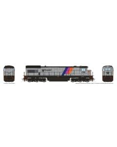 HO GE U34CH (DC/Silent): NJ TRANSIT - Disco Stripe: #4158