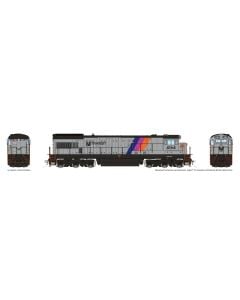 HO GE U34CH (DC/Silent): NJ TRANSIT - Disco Stripe: #4164